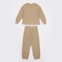 07764100-40 Костюм свитшот + брюки-джоггеры бежевый для мальчики бежевый фото №2