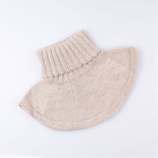 07012087-41 Манишка из 100% шерсти мериноса бежевая для универсальные бежевый