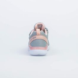 644264-73 Кроссовки с LED-подсветкой на подошве для девочки сер-роз фото №4