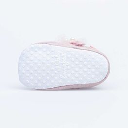 001088-12 Пинетки розовые с жемчужинами для девочки розовый фото №4