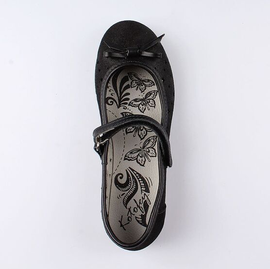 632285-22 Туфли для девочки черный фото №4