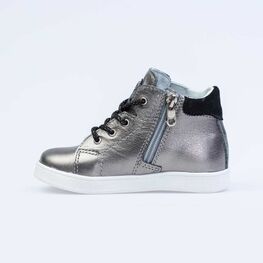 352267-22 Ботинки для девочки серебрист. фото №2