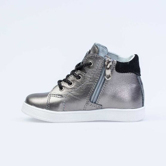 352267-22 Ботинки для девочки серебрист. фото №2