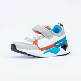 344287-71 Кроссовки для мальчики бел-син-ора