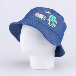 07711762-40 Панама хлопковая для мальчика Дино для мальчики синий