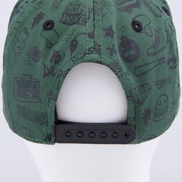 07711770-40 Кепка-бейсболка для мальчика Стикеры для мальчики зеленый фото №4