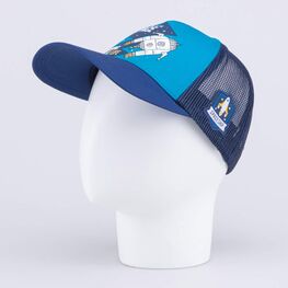 07711776-40 Кепка-бейсболка с сеткой для мальчика Космический корабль для мальчики синий