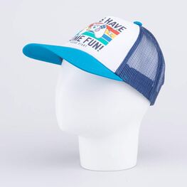 07711778-40 Кепка-бейсболка с сеткой для мальчика Джойстик для мальчики синий