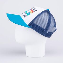 07711778-40 Кепка-бейсболка с сеткой для мальчика Джойстик для мальчики синий фото №2