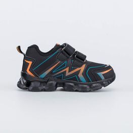 344374-71 Кроссовки с LED-подсветкой на подошве для мальчики черный фото №2