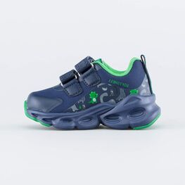 144188-72 Всепогодные кроссовки из материала SoftShell для мальчики син-зел фото №2