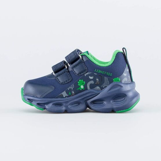 144188-72 Всепогодные кроссовки из материала SoftShell для мальчики син-зел фото №2