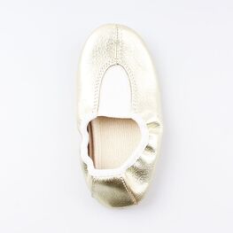 212002-06 Чешки для девочки золотой фото №4