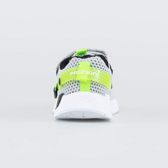 344386-12 Кроссовки для мальчики сер-чер-сал фото №5