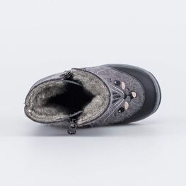 167071-41 Серые валенки на молнии Котенок для мальчики серый фото №4