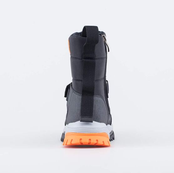 664140-41 Сапожки-дутики для мальчика для мальчики чер-ора фото №5