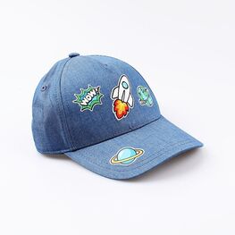 07711202-40 Бейсболка для мальчика синяя для мальчики разноцветный