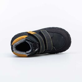 152320-32 Ботинки для мальчики чер-жел фото №4