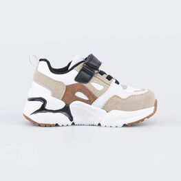 344284-76 Бежевые кроссовки Контраст для мальчики бежевый фото №3