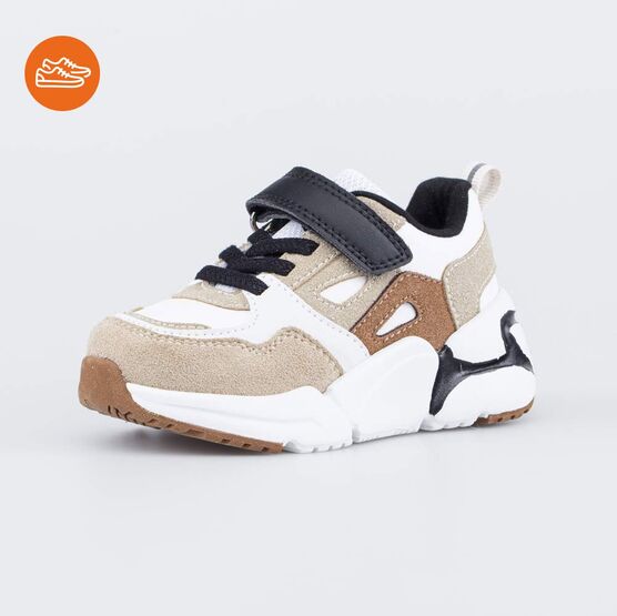 344284-76 Бежевые кроссовки Контраст для мальчики бежевый фото №2