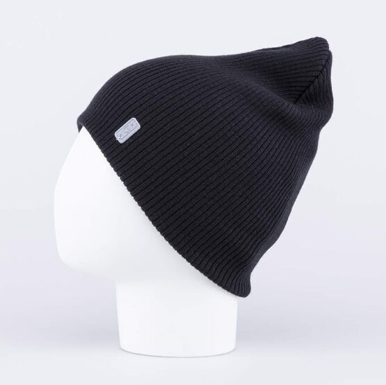 07711398-40 Весенняя шапка для мальчика черная для мальчики черный фото №2