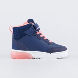 354063-31 Утепленные ботинки с LED Звезда для девочки синий фото №2