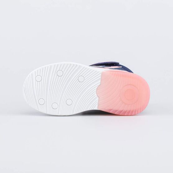 354063-31 Утепленные ботинки с LED Звезда для девочки синий фото №3