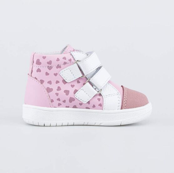 052159-21 Ботинки для первых шагов Мороженка для девочки розовый фото №2