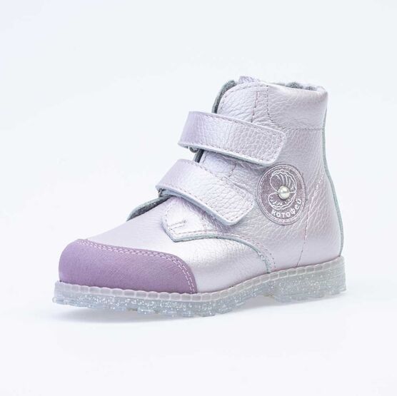 352289-32 Ботинки для девочки сиреневый