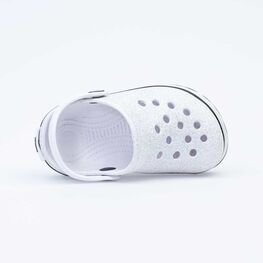 325095-01 Сабо пляжные с LED-подсветкой на подошве для девочки серебрист. фото №4