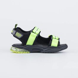 624029-22 Сандалии для мальчика Яркое лето для мальчики черный фото №2