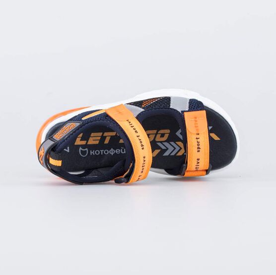 424009-21 Сандалии для мальчика Яркое лето для мальчики синий фото №4