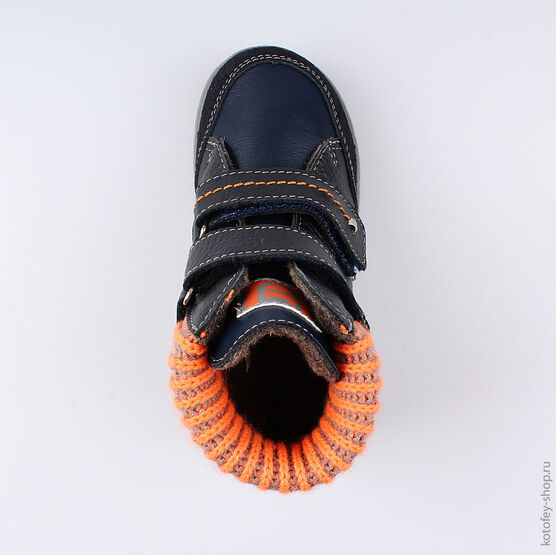 352188-31 Ботинки для мальчики син-ора фото №4