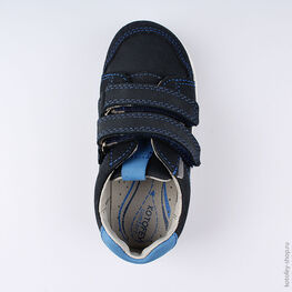 232083-21 Полуботинки для мальчики светло-синий фото №4