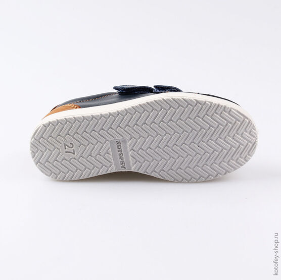 432145-22 Полуботинки для мальчики син-кор фото №3