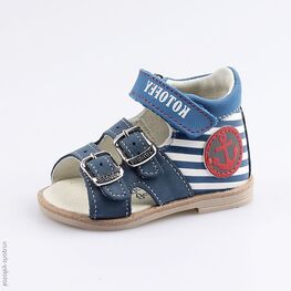 022066-23 Туфли летние для мальчики светло-синий