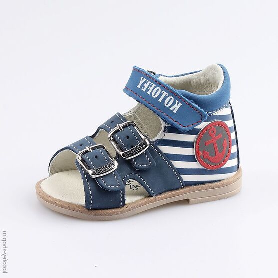 022066-23 Туфли летние для мальчики светло-синий