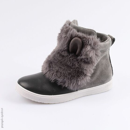 462101-32 Сапожки для девочки серый