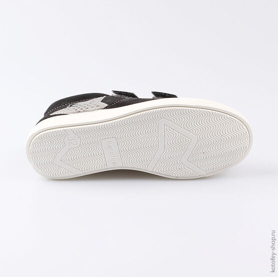 552138-21 Ботинки для девочки чер-срб фото №3