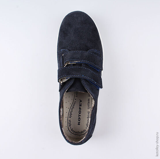 732224-72 Полуботинки для мальчики светло-синий фото №4