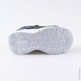 144084-75 Кроссовки с LED-подсветкой на подошве для мальчики син-сал фото №3