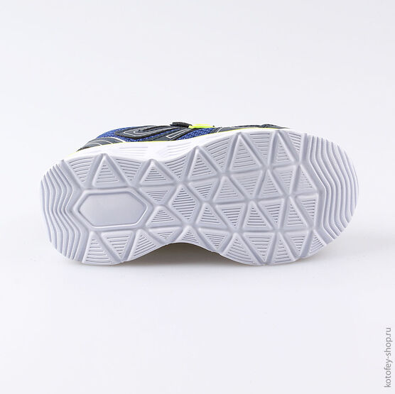 144084-75 Кроссовки с LED-подсветкой на подошве для мальчики син-сал фото №3