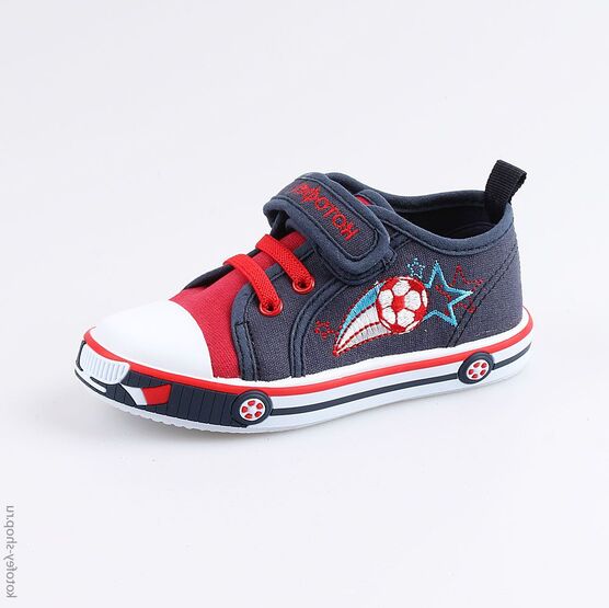 331131-11 Кеды для мальчики син-кра