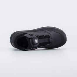 452136-32 Кожаные ботинки с системой быстрой шнуровки для мальчики черный фото №4