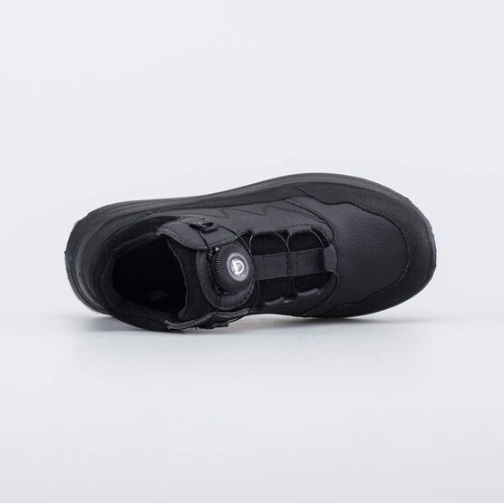 452136-32 Кожаные ботинки с системой быстрой шнуровки для мальчики черный фото №4