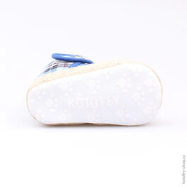 001058-11 Пинетки для мальчики син-бел фото №3