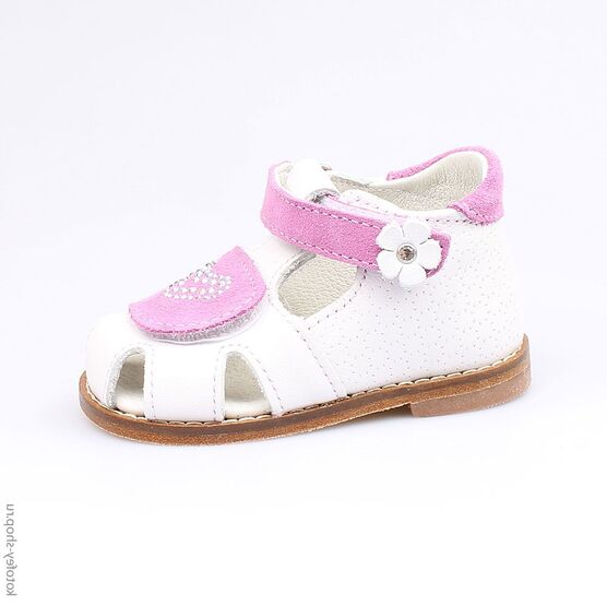 022073-22 Туфли летние для девочки бел-фук