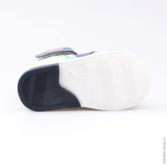 032080-22 Туфли для девочки син-бел-роз фото №3