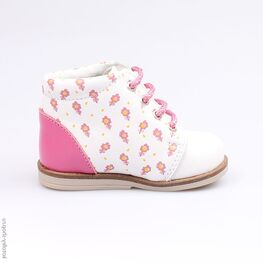 052126-21 Ботинки для девочки персиковый фото №2