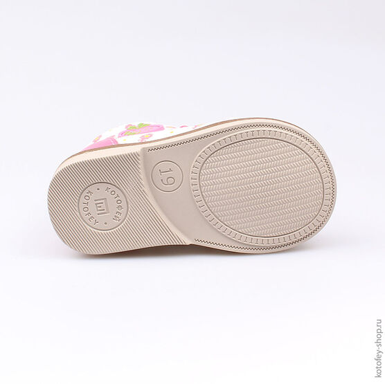 052126-21 Ботинки для девочки персиковый фото №3